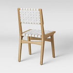 Ceylon Woven Dining Chair White/Natural -