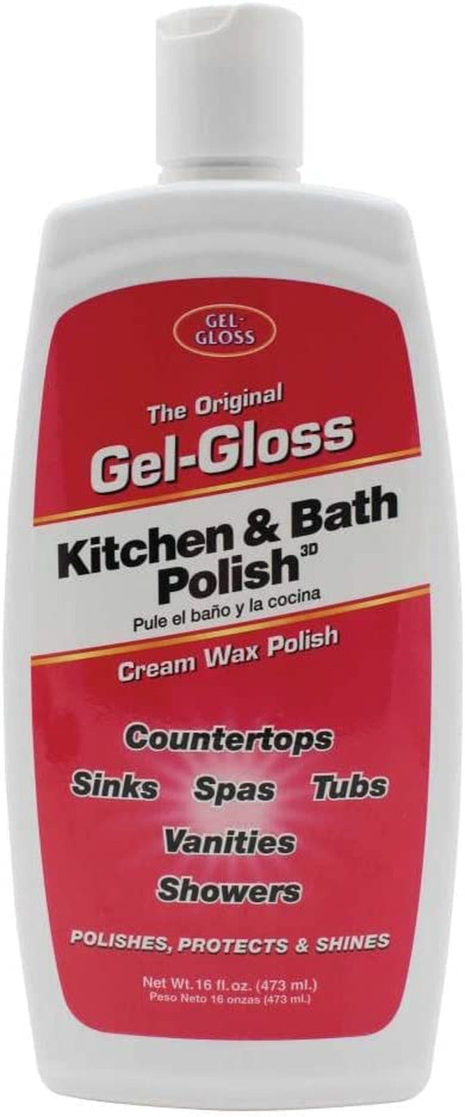 TR Industries GG-1 Gel-Gloss Kitchen and Bath Polish, 16 Fl. Oz