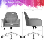 Costway Leisure Home Office Chair Height Adjustable & Tiltable Computer Chair