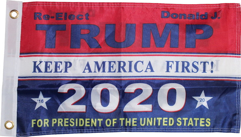 Re-Elect Donald Trump 2020 Keep America First Flag 3X5 Ft 150D Nylon Grommets