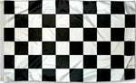 Checkered Flag 3x5 w/ Grommets - Black & White - Nascar Racing Race Car Speedway