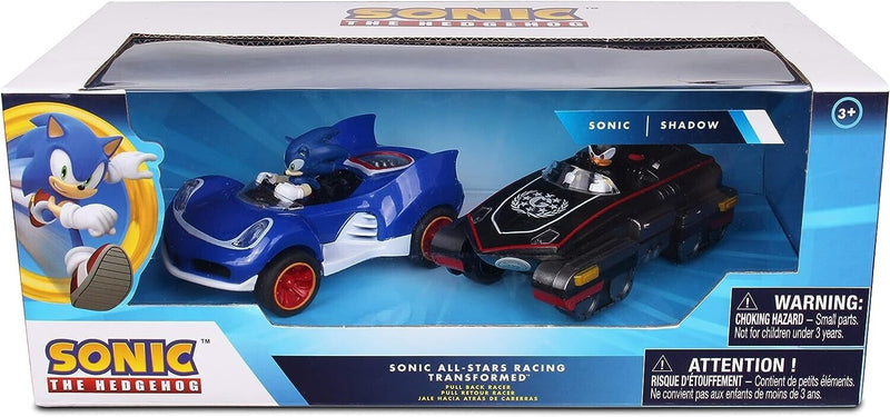 Sonic Transformed All-Stars Racing Pull Back Action - Shadow and Sonic Hedgehog