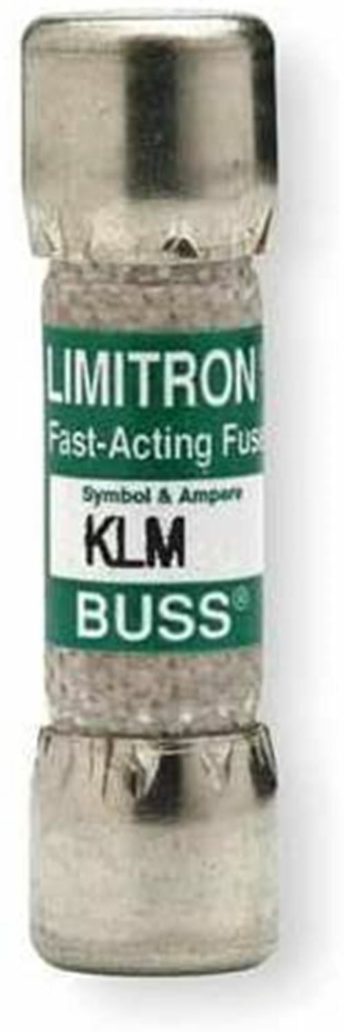 Pack Of 10 Fuses Cooper Bussmann Klm-25, 25 Amp (25A), 600V, Fast Acting Midget