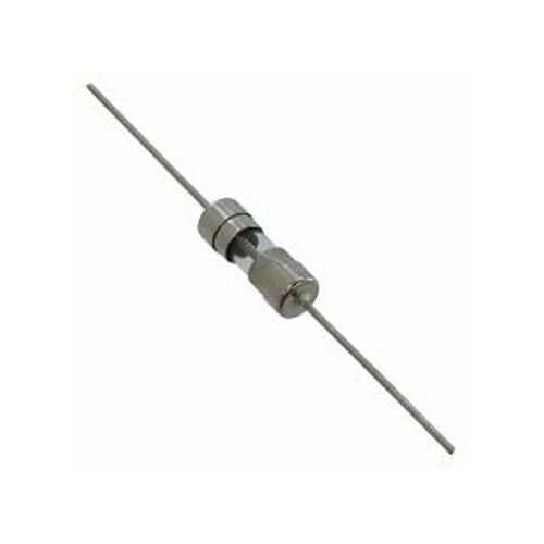 Pack of 5, 1/8" X 3/8" (3.6X10mm), 3Amp (3A) 250V, Axial Glass Fuses, Fast Blow