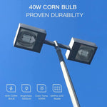 Super Bright 400W Eq. Led Bulb 320-Chip Corn Light E26 5000Lm 40W Daylight 5000K