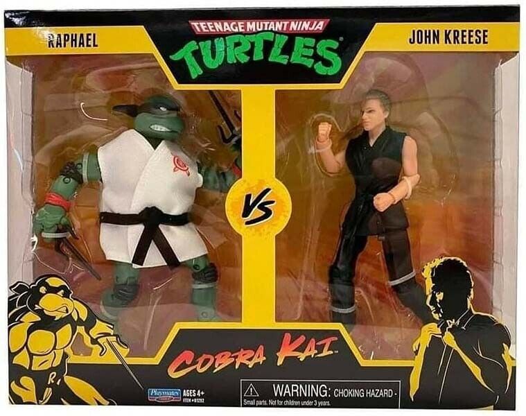 Teenage Mutant Ninja Turtles Vs Cobra Kai 6" Figure - Raphael Vs John Kreese