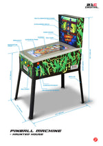 Toyshock Haunted House 3D Digital Pinball Machine 12 In 1 Games