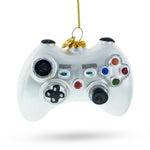 Retro Gamer's Delight: Video Game Controller - Blown Glass Christmas Ornament