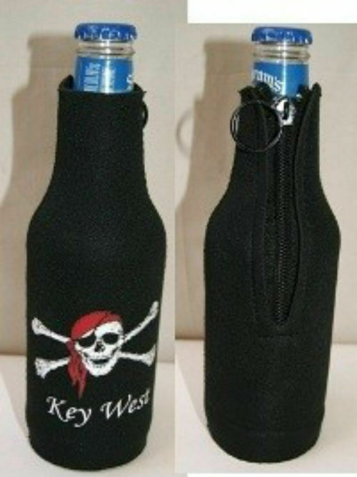 Jolly Roger Red Hat Pirate Key West Bottle Jacket