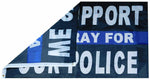 We Support & Pray For Our Police Thin Blue Line 3X5 Printed Nylon Flag Banner