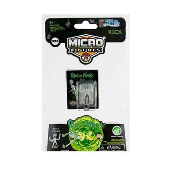 World's Smallest Rick And Morty Rick Micro Figure NEW IN STOCK