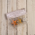 Set/3 Bethany Lowe Metallic 3D 5-Point Star Ornament Retro Vntg Christmas Decor