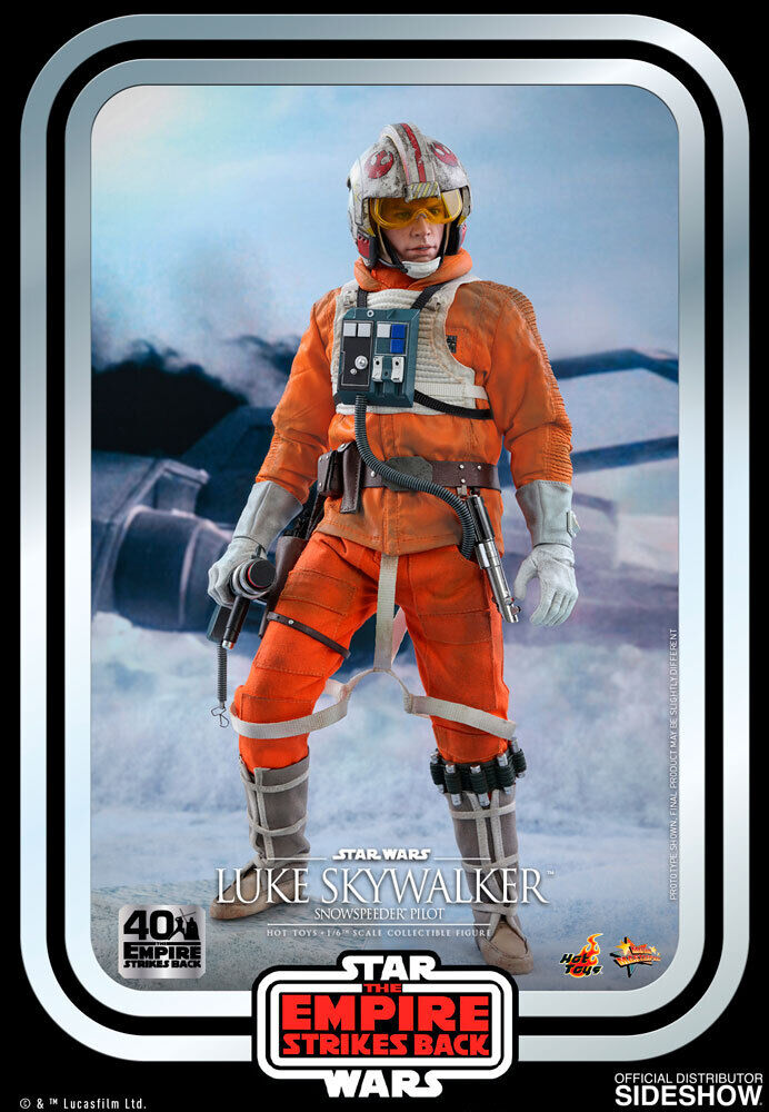 Star Wars  Figure 1/6 Scale Action Figure - Luke Skywalker Snowspeeder Hot Toys