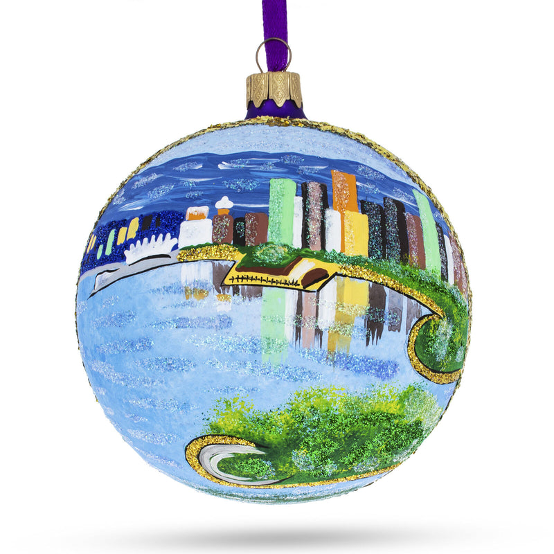 Stanley Park, Vancouver, Canada Glass Ball Christmas Ornament 4 Inches