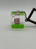 Tsunameez Cube Pig Water Keychain Figure