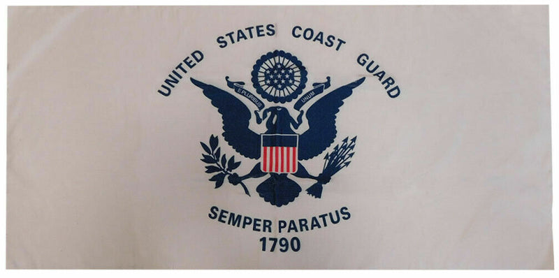 Uscg United States Coast Guard Semper Paratus 30 X 60 Beach Towel 100% Polyester