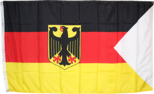 GERMANY DEUTSCHLAND FEDERAL REPUBLIC NAVAL ENSIGN SWALLOWTAIL 3X5 FEET OFFICIAL