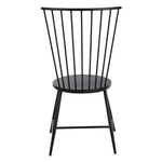 Bryce Metal Dining Chair With Black Finish