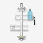 Over-Door Shower Caddy Stainless Steel and Anodized Aluminum