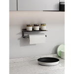 Hand Towel Holder With Shelf for Bathroom