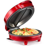 Non-Stick Omelet & Frittata Maker, Teal/Stainless Steel - Makes 2 Individual Portions Quick & Easy