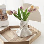 Feminist Minimalism Decorative Modern Nordic Style Flower Vase for Living Room