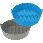 2 Pack Reusable Airfryer Basket Tray Accessories