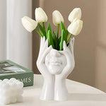 Feminist Minimalism Decorative Modern Nordic Style Flower Vase for Living Room