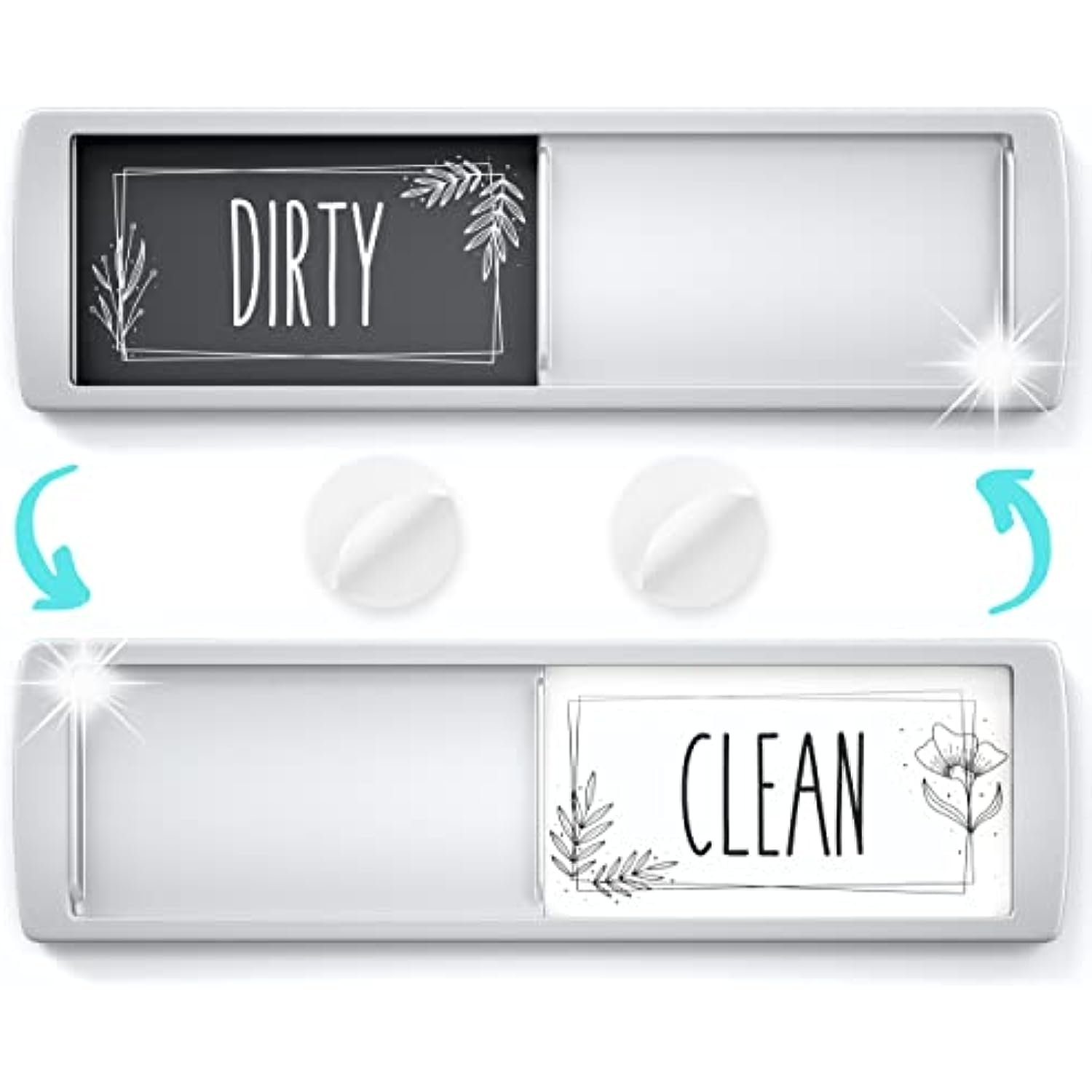 Stylish Dishwasher Magnet Clean Dirty Sign for Kitchen – BlessMyBucket