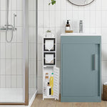 Small Bathroom Storage Cabinet with Dual Rods for Small Spaces