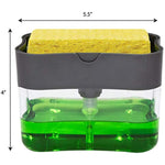 Dish Soap Dispenser And Sponge Holder