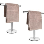 T-Shape Stainless Steel Hand Towel Holder for Bathroom