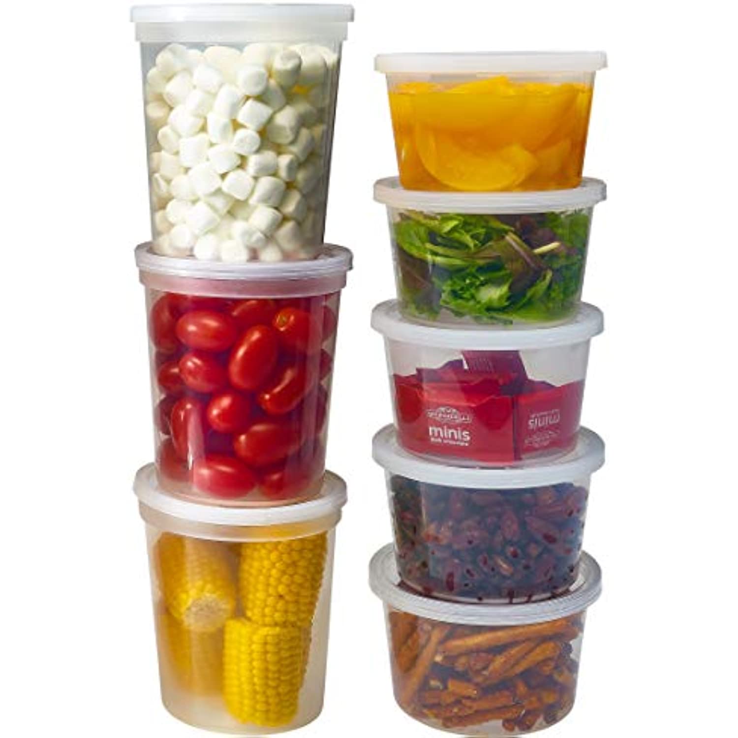  Deli-Grade BPA-Free 24oz Plastic Containers with Lids