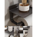 Hand Towel Holder With Shelf for Bathroom