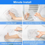 Plastic Wall Mount Organizer With Self Adhesive Tape