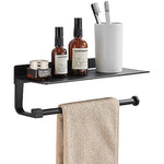 Hand Towel Holder With Shelf for Bathroom