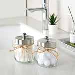 Mason Jar Decor Bathroom Vanity Storage Organizer Canister