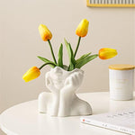 Feminist Minimalism Decorative Modern Nordic Style Flower Vase for Living Room