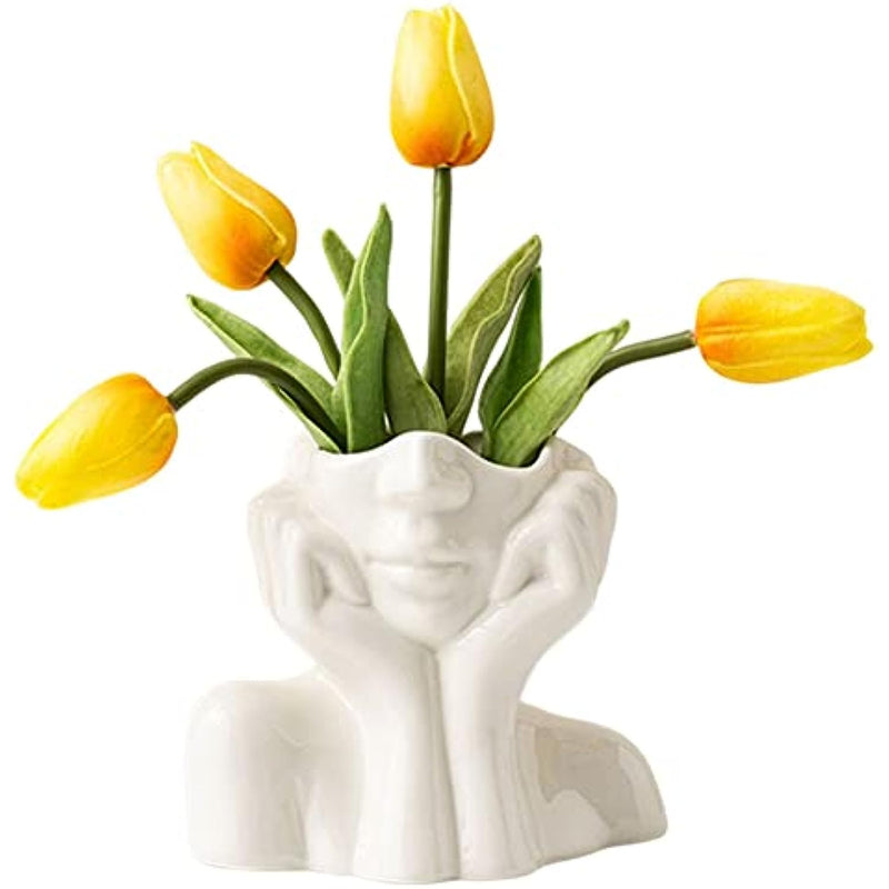 Feminist Minimalism Decorative Modern Nordic Style Flower Vase for Living Room