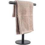 T-Shape Stainless Steel Hand Towel Holder for Bathroom