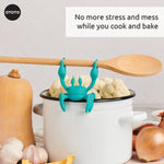 Non Slip Spoon Holder Stove Organizer And Steam Releaser