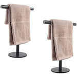 T-Shape Stainless Steel Hand Towel Holder for Bathroom