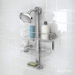 Over-Door Shower Caddy Stainless Steel and Anodized Aluminum