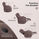 Recliner With Massage And Heating Functions