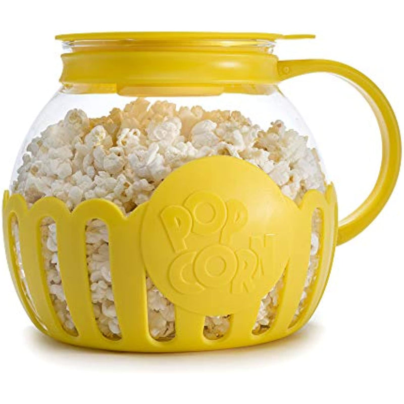 Micro Pop Microwave Popcorn Popper With Temperature Safe Glass