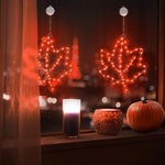 2 Pack Thanksgiving Window Lights with Suction Cups