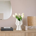 Feminist Minimalism Decorative Modern Nordic Style Flower Vase for Living Room