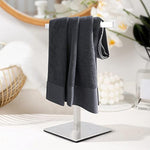 T-Shape Stainless Steel Hand Towel Holder for Bathroom