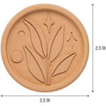 Goodful Brown Sugar Saver And Softener Disc With Elegant Leaf Design 2 Pack