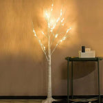 96 LED Birch Tree Lights for Outdoor Thanksgiving Decorations